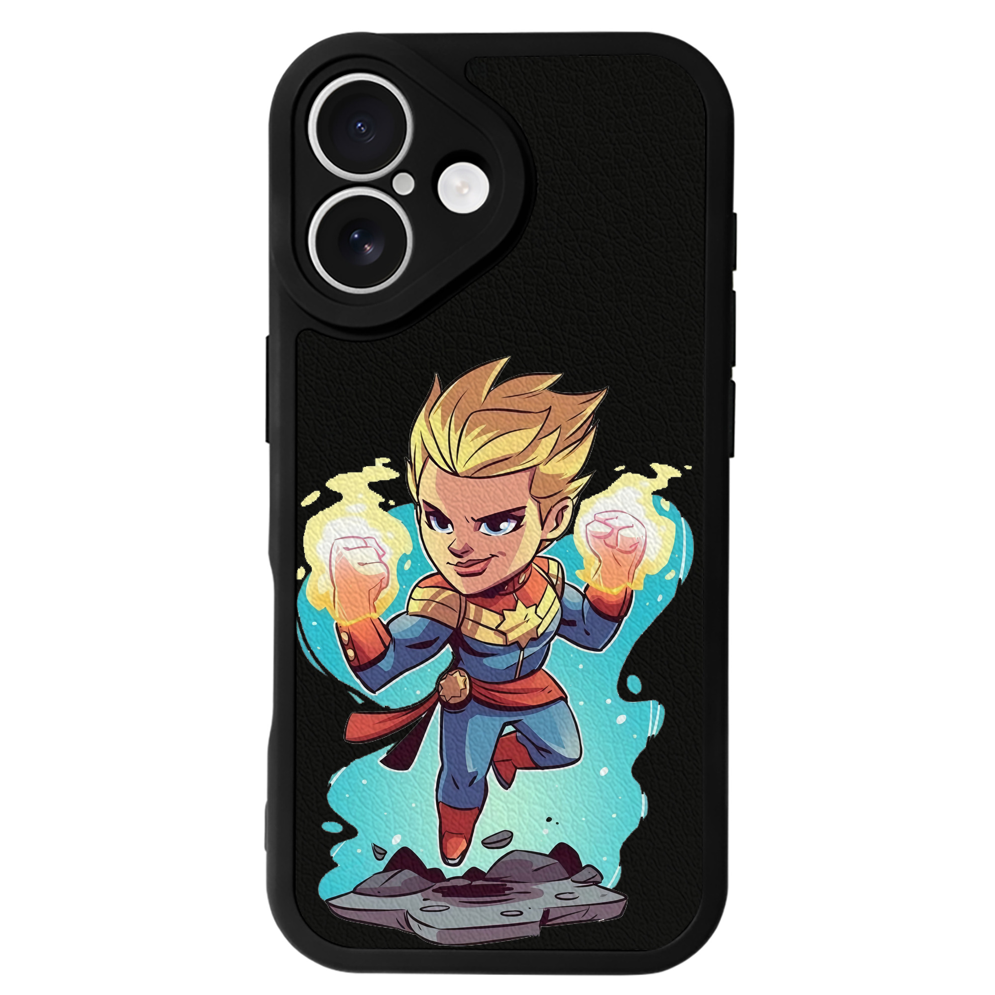 （画像用） アベンジャーズ The Avengers 【iPhone 16シリーズ対応】シリコンスマホケース（レザー調） 材質：シリコン